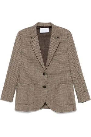 Harris Wharf London Blazer con motivo pied de poule