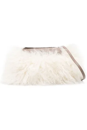 PESERICO SIGN Bolsa de mano con pelo