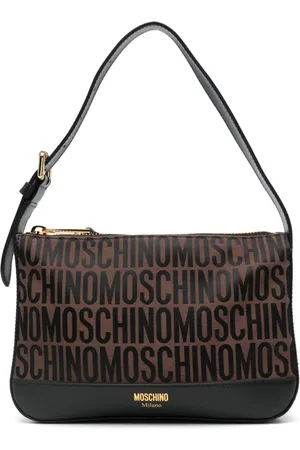 Moschino Tote con logo en jacquard