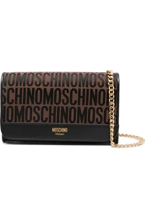 Moschino Cartera con logo en jacquard