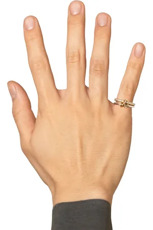 SPINELLI KILCOLLIN Anillo Emi SG en oro amarillo de 18kt y plata de ley con diamante