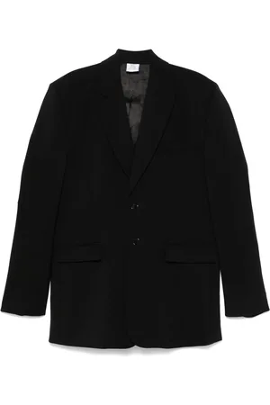 Vetements Blazer de vestir con logo bordado