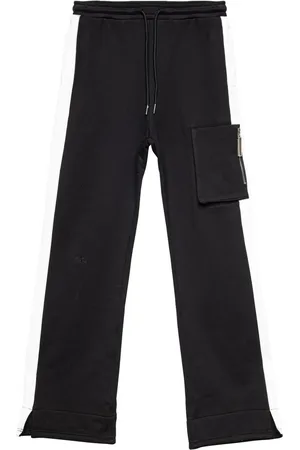 Spencer Badu Pantalones cargo con motivo de rayas
