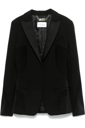 Philipp Plein Blazer con paneles transparentes