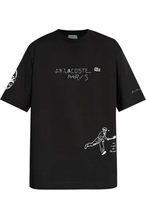 Lacoste Playera con logo estampado