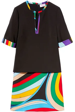 Puccini Vestido corto con estampado Iride