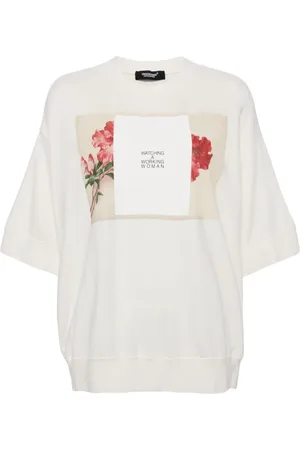 UNDERCOVER Blusa mangas cortas con estampado gráfico