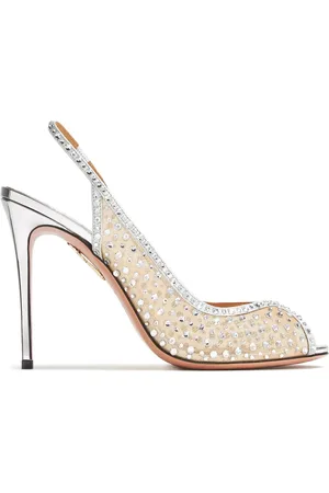 Aquazzura Sandalias Crystal Lover con tacón 105mm