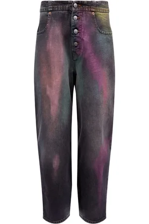 Maison Margiela Jeans rectos con efecto blanqueado