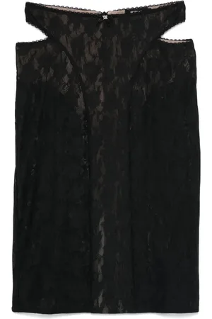 MISBHV Falda midi con encaje