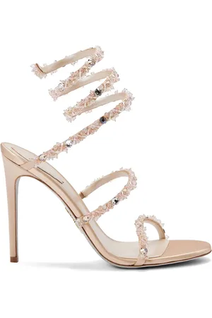 RENE CAOVILLA Sandalias con detalles de cristal y tacón de 90mm