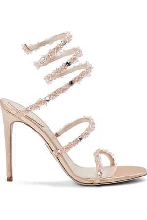 RENE CAOVILLA Sandalias con detalles de cristal y tacón de 90mm