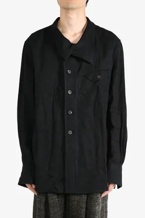 ZIGGY CHEN Asymmetric-collar shirt