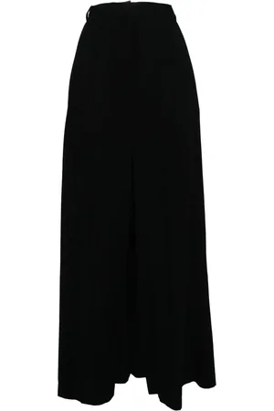 pushBUTTON Falda acampanada con diseño plisado