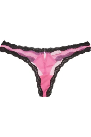 FLEUR DU MAL Tanga de tul transparente