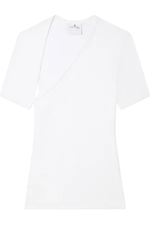 Courrèges Playera Slash Contrast