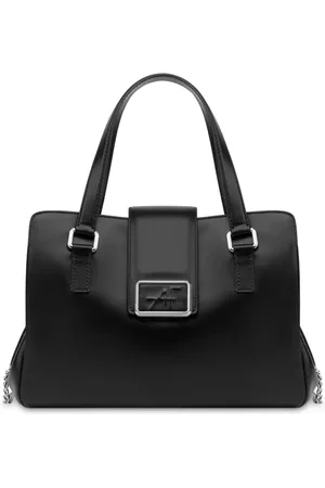 Alberta Ferretti Tote con logo en relieve