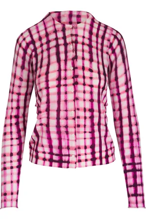 Dorothee Schumacher Camisa a cuadros sin cuello
