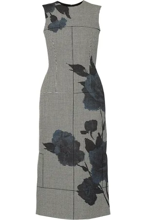 Erdem Vestido midi con estampado floral