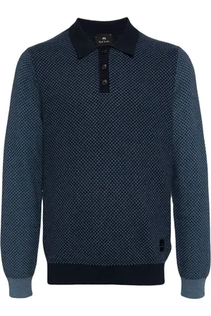 Paul Smith Playera tipo polo tejida con motivo