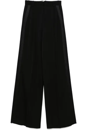 Saint Laurent Pantalones con dobladillo vuelto