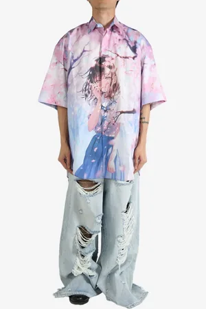 Vetements Camisa Anime manga corta