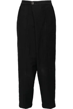 CHIAHUNG SU Pantalones tapered con efecto teñido