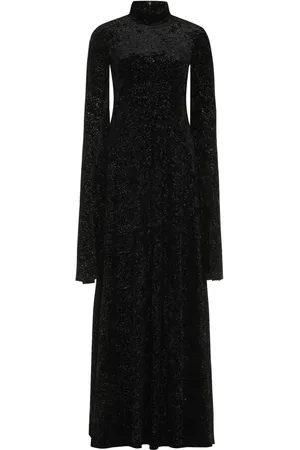 Balenciaga Vestido largo con mangas oversize