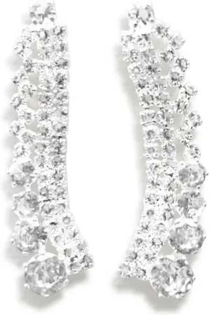Hzmer Jewelry Aretes con detalles de cristal