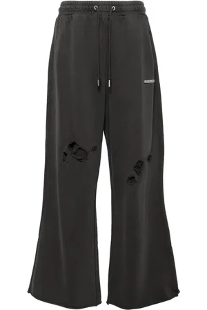 Musium Div. Pants anchos con efecto envejecido