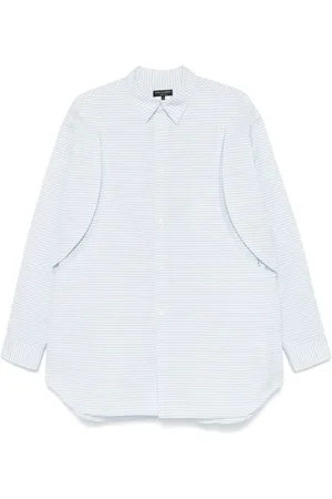 Comme des Garçons Camisa con rayas estampadas