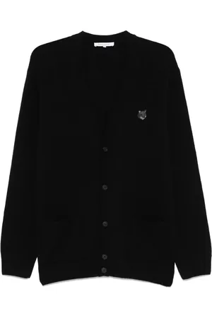 Maison Kitsuné Cárdigan con parche Bold Fox Head