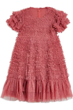 Needle & Thread Vestido de tul con volantes