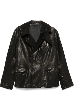 YOHJI YAMAMOTO Chamarra con cuello texturizado
