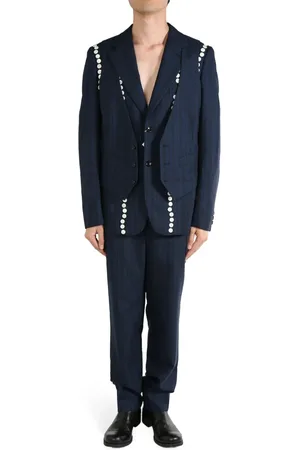 Comme des Garçons Decorative-buttons blazer