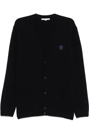 Maison Kitsuné Cárdigan con parche Bold Fox Head