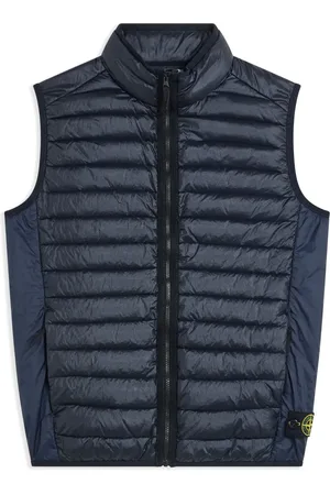Stone Island Chaleco capitonado con distintivo Compass