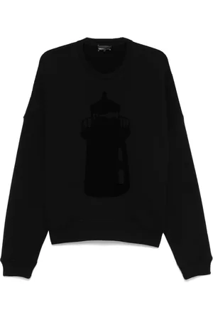 Emporio Armani Sudadera con motivo afelpado