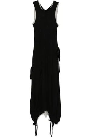 CHIAHUNG SU Vestido largo a capas