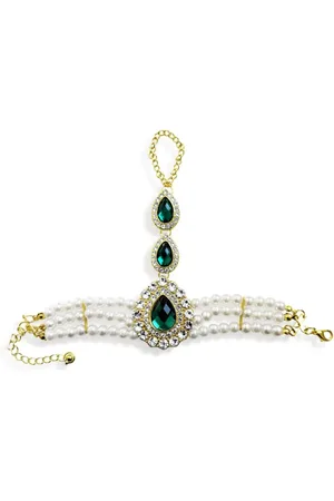 Hzmer Jewelry Pulsera con detalles de cristal