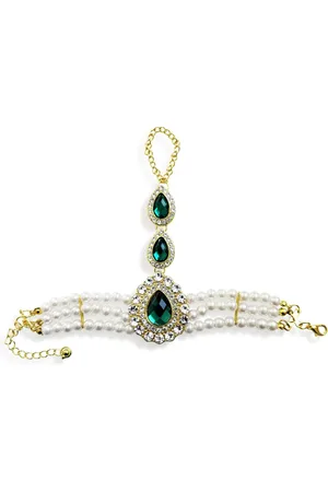Hzmer Jewelry Pulsera con detalles de cristal