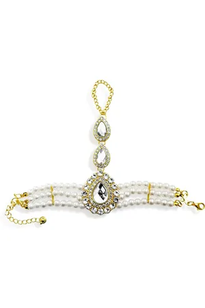 Hzmer Jewelry Pulsera con detalles de cristal