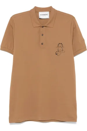 Iceberg Playera tipo polo con estampado Lazy Garfield