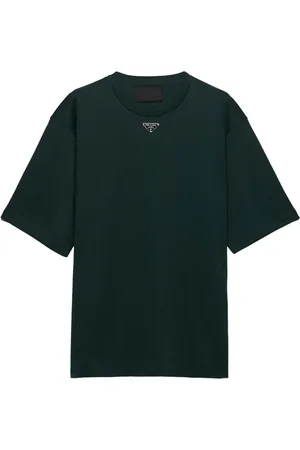 Prada Playera con logo triangular
