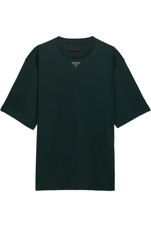 Prada Playera con logo triangular