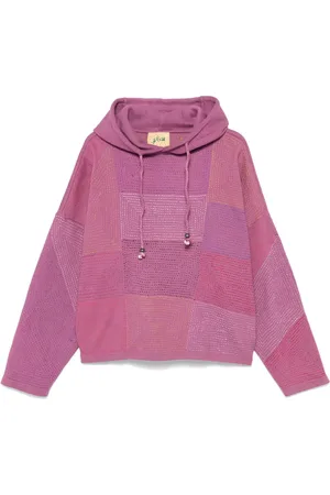 Glass Cypress Hoodie con costuras decorativas