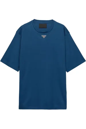 Prada Playera con logo triangular