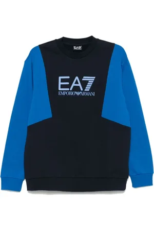 EA7 Sudadera con diseño color block