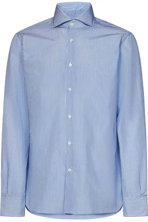 Franzese Camisa con rayas estampadas