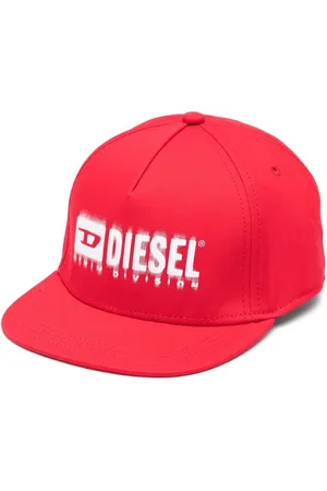 Diesel Gorra con logo manchado